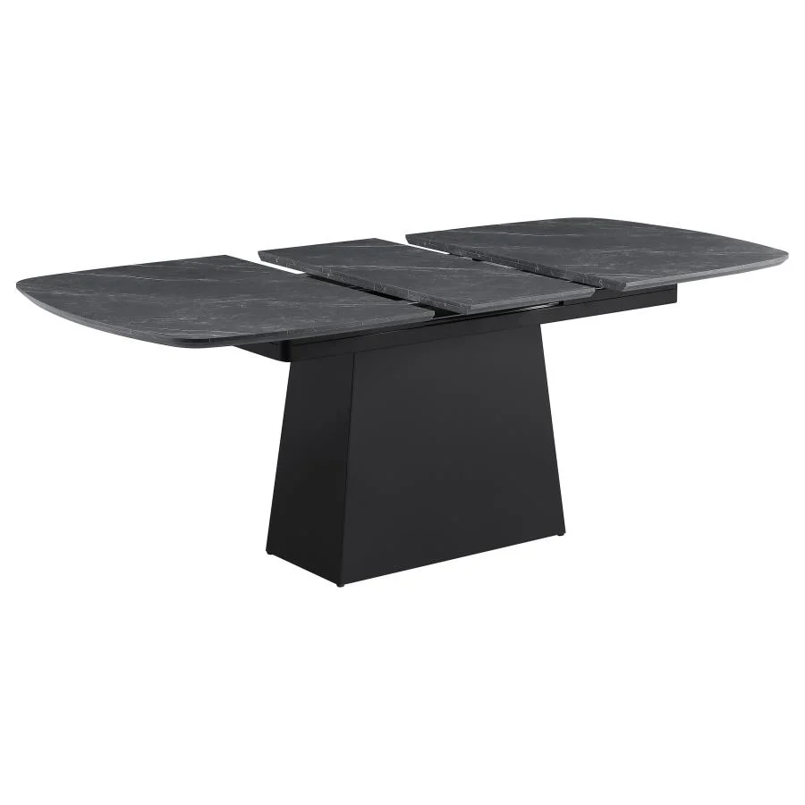 Potero Faux Marble Extension Leaf Dining Set - Image 5