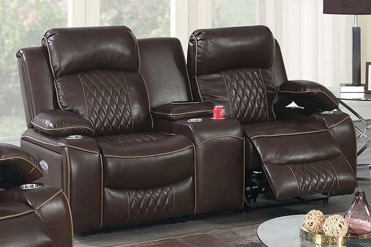 Poundex F86403 Motion 3 Pc Sofa Set - 2 Colors - Image 5