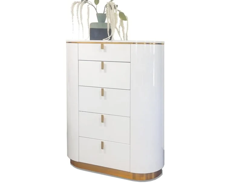 Prada White Lacquer Bedroom Set by Sharelle - Image 5
