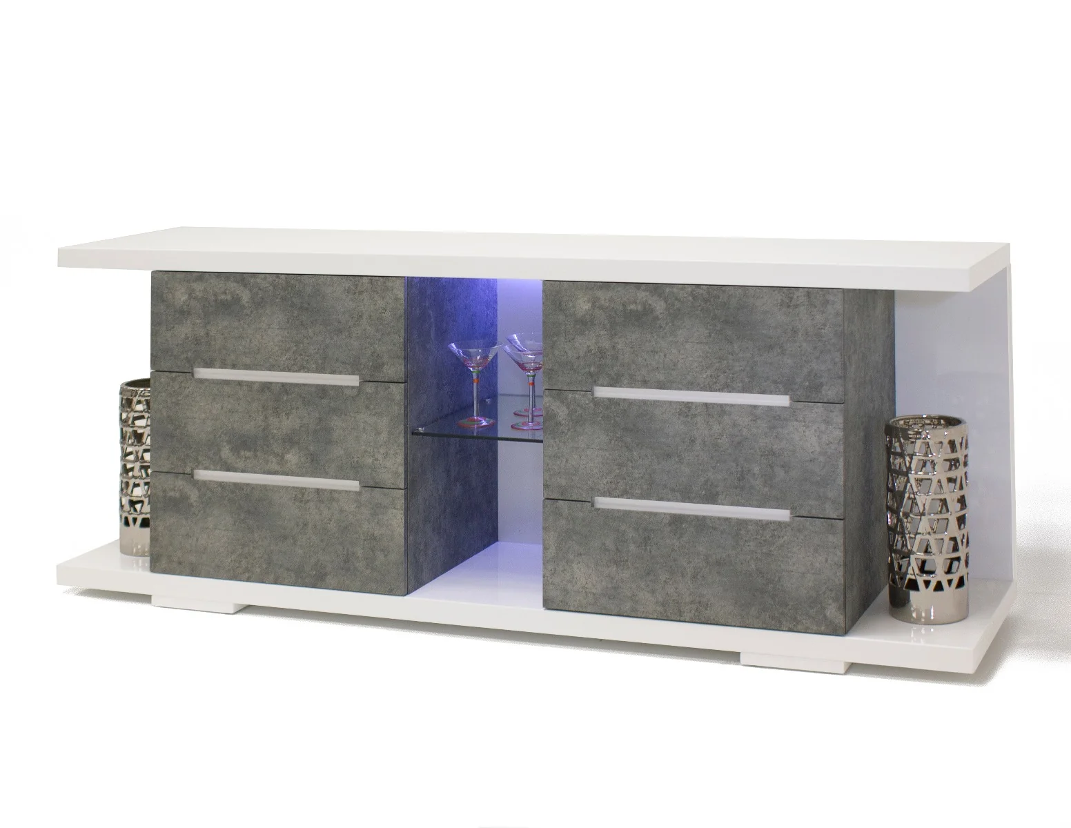 Prato Matte Concrete Buffet