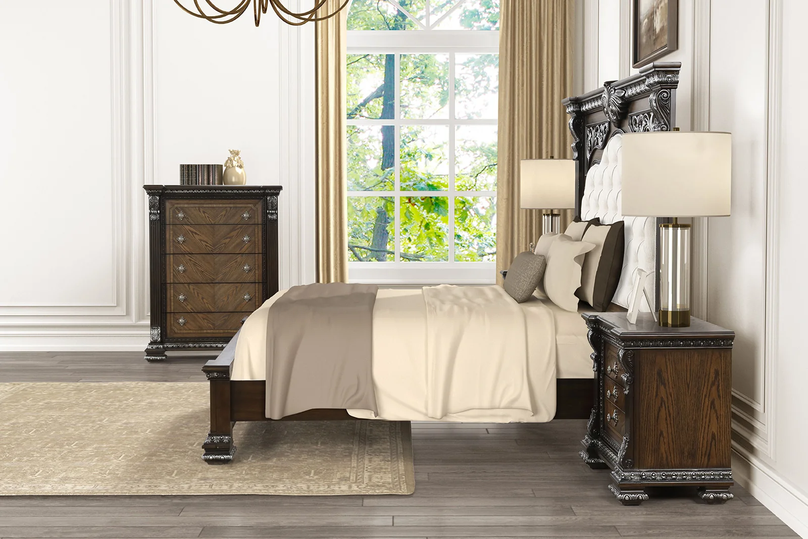 Promenade Espresso Bedroom Collection FM70002DB - Image 4