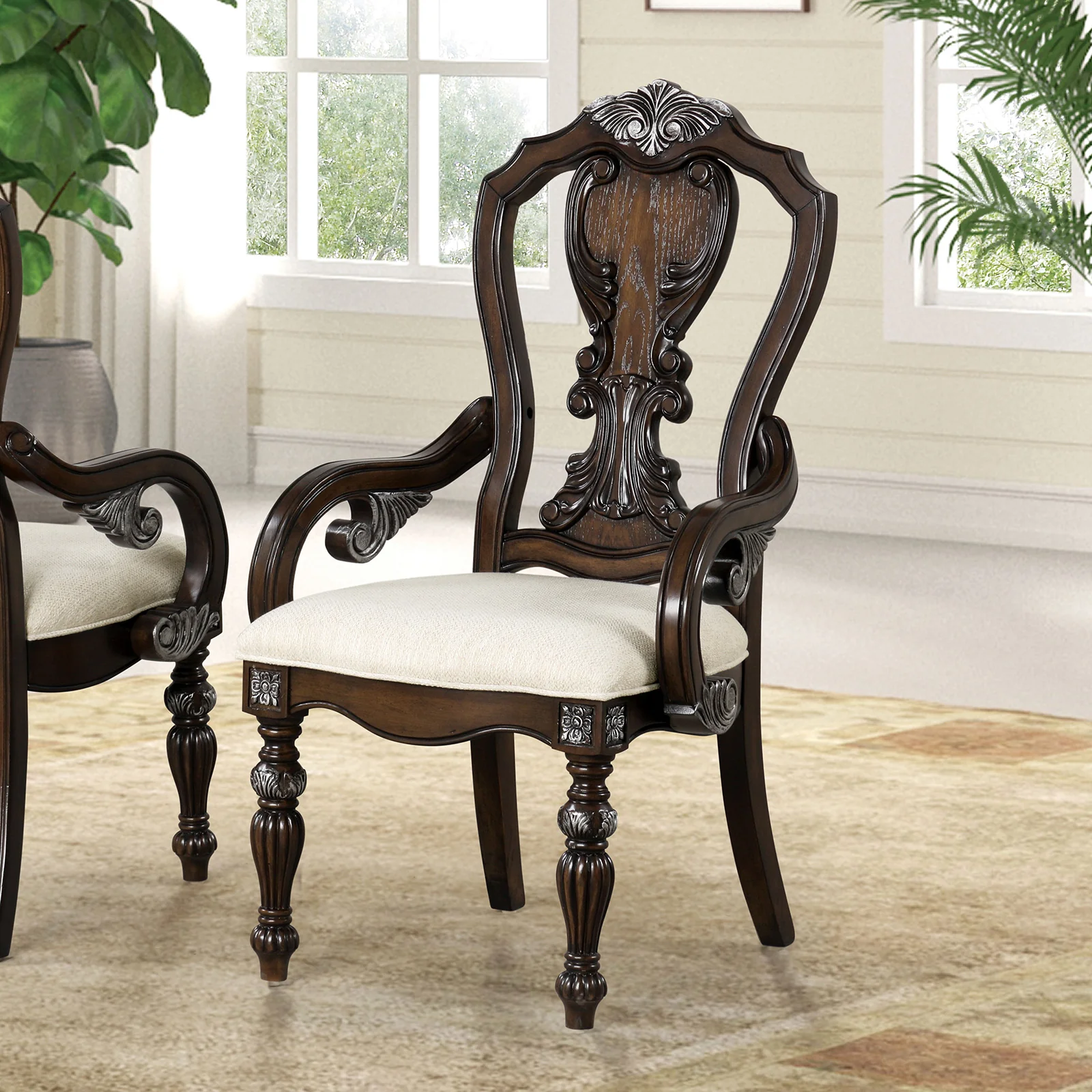 Promenade FM31002DB Dining Table w/2 Extensions - Image 9