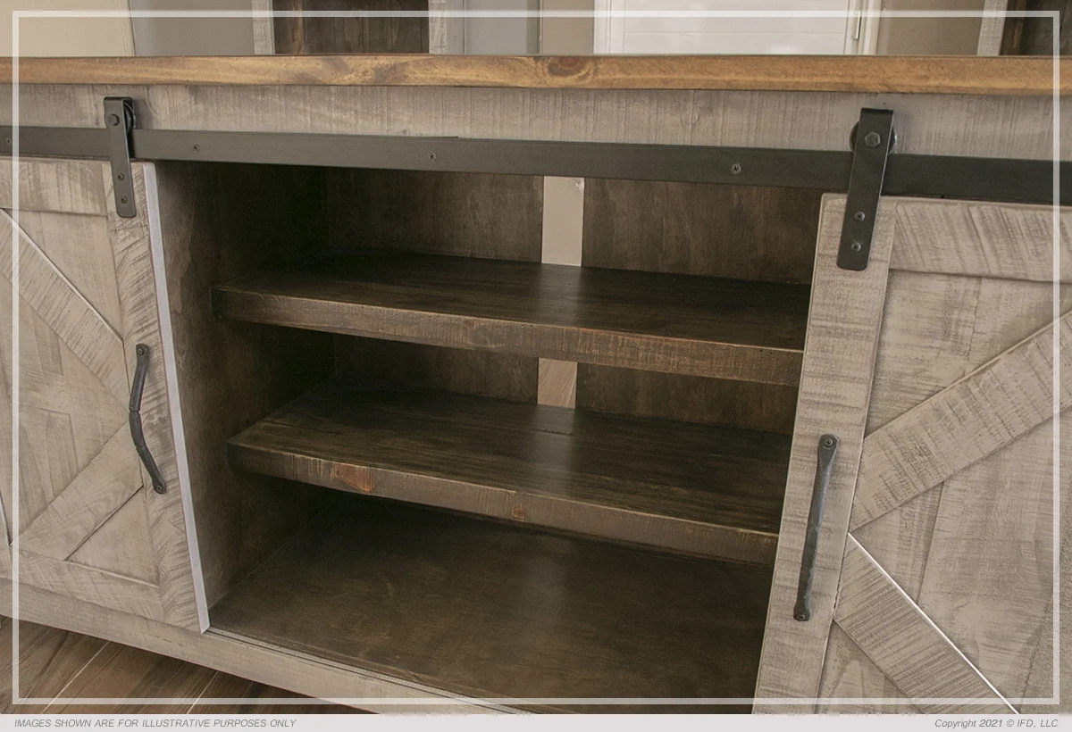 Pueblo Gray Wall Unit IFD3401 - Image 4