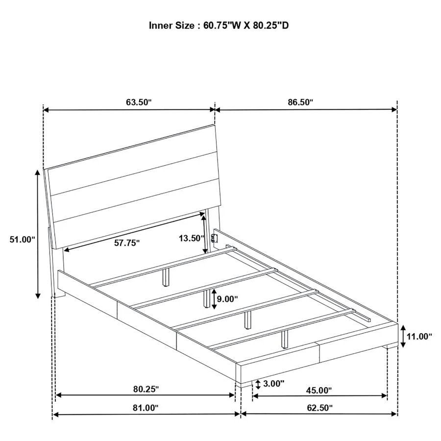 Felicity Queen Bed 203501Q - Image 6