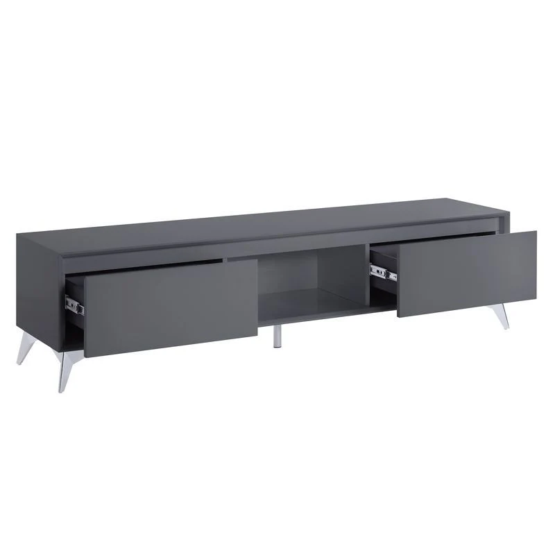 Raceloma 91996 TV Stand - Gray Finish - Image 5