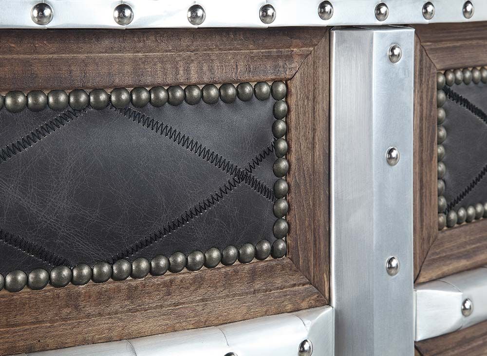 Rahma Bar Set DN01019 - Leather & Aluminum - Image 11