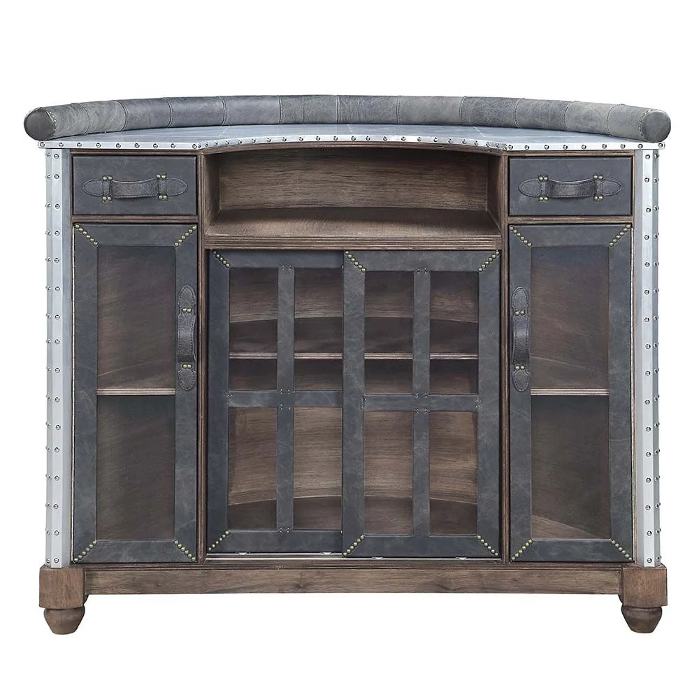 Rahma Bar Set DN01019 - Leather & Aluminum - Image 5