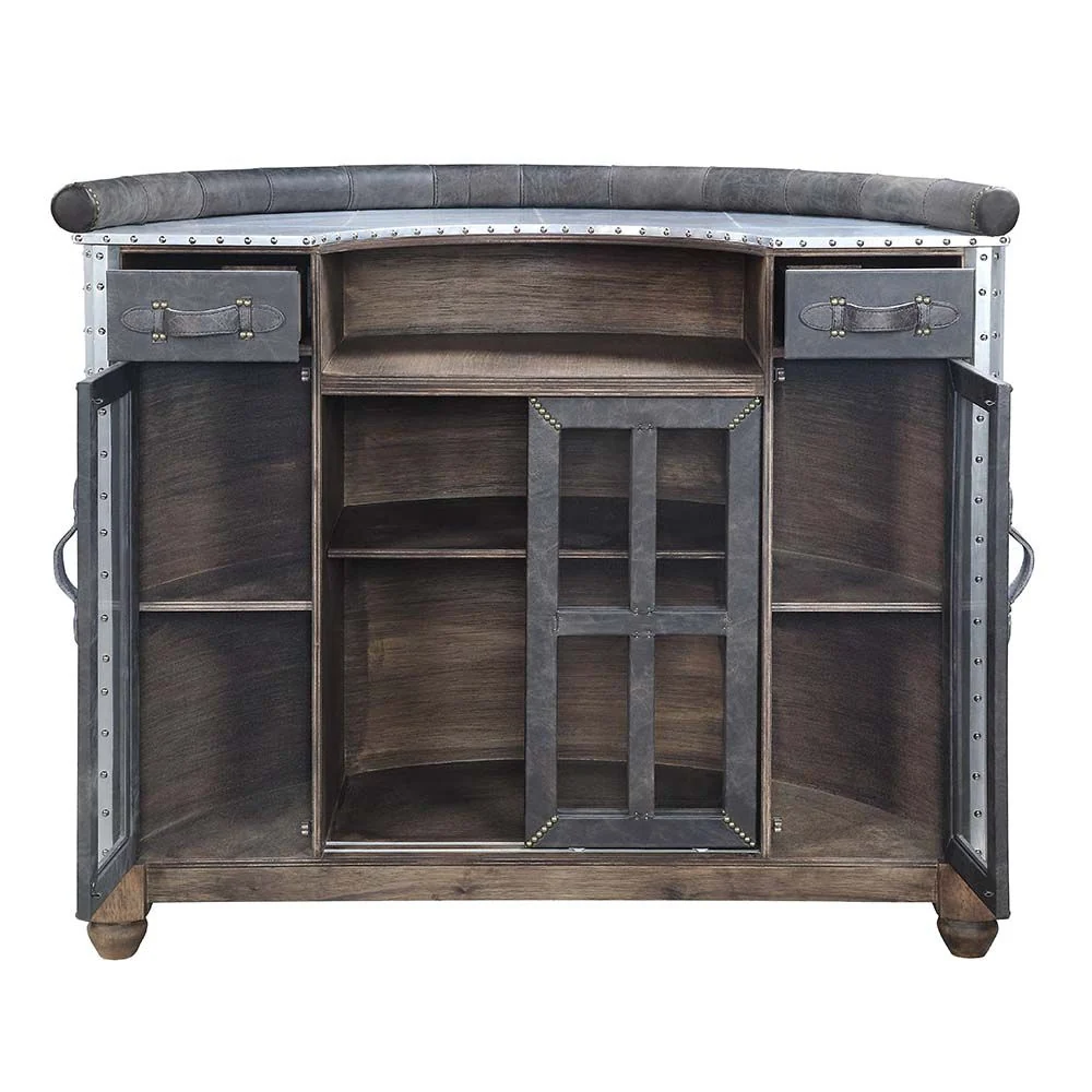 Rahma Bar Set DN01019 - Leather & Aluminum - Image 6