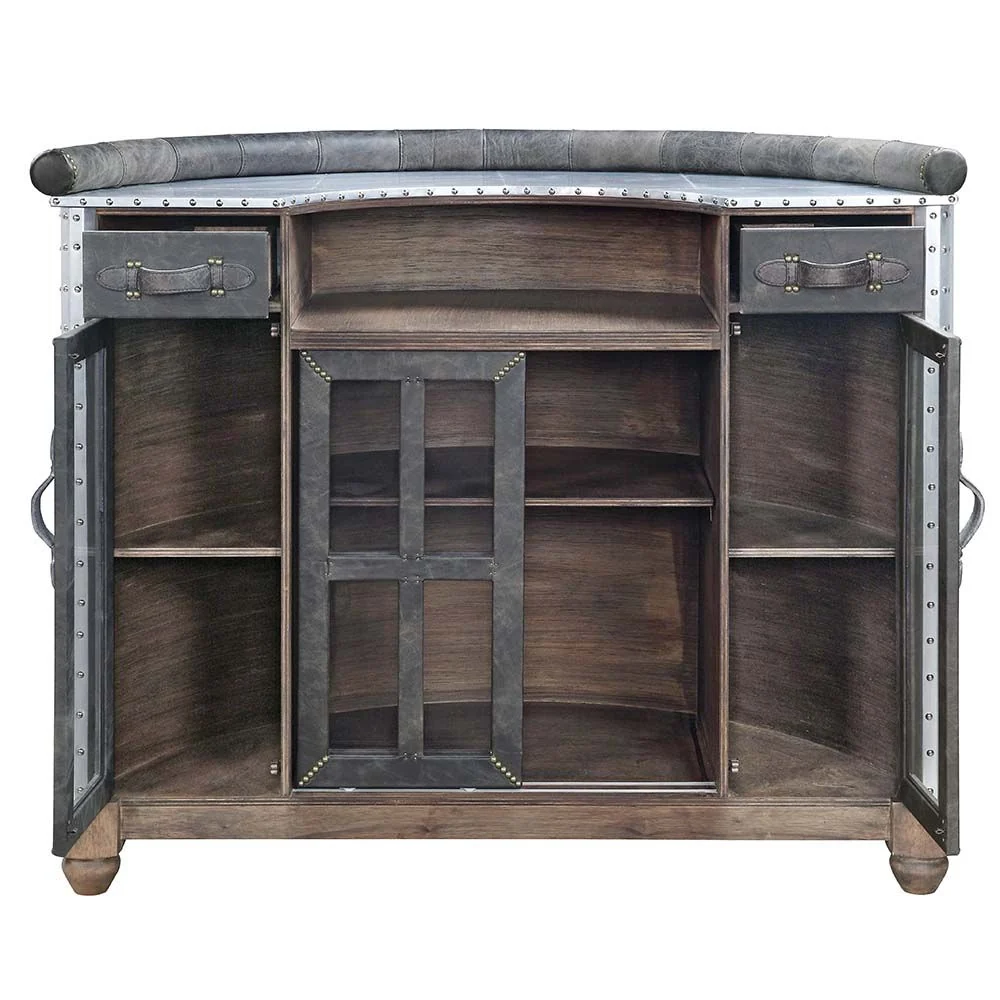 Rahma Bar Set DN01019 - Leather & Aluminum - Image 7