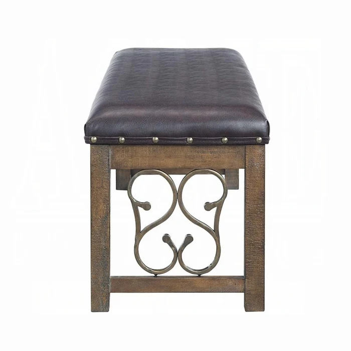 Raphaela Bench Weathered Cherry DN00982 - Image 3