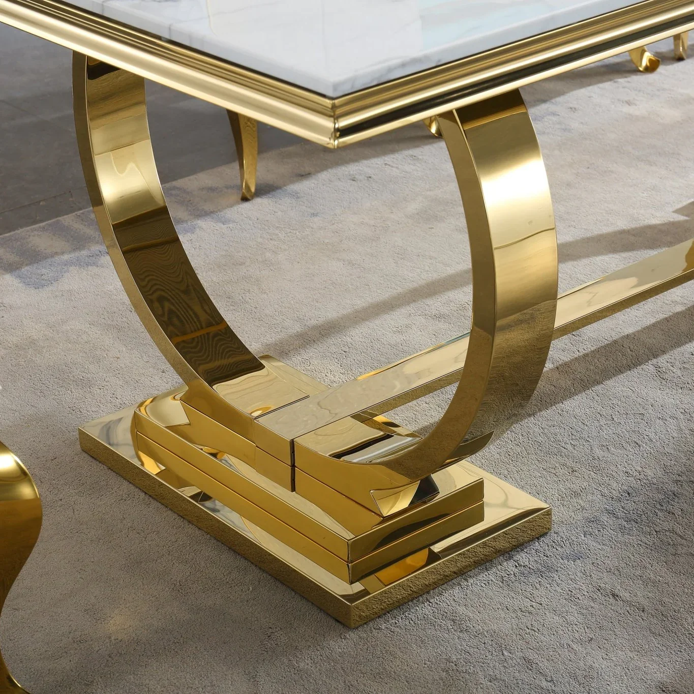 RDT316GM Marble Table Dining Set by Artisan - Image 3