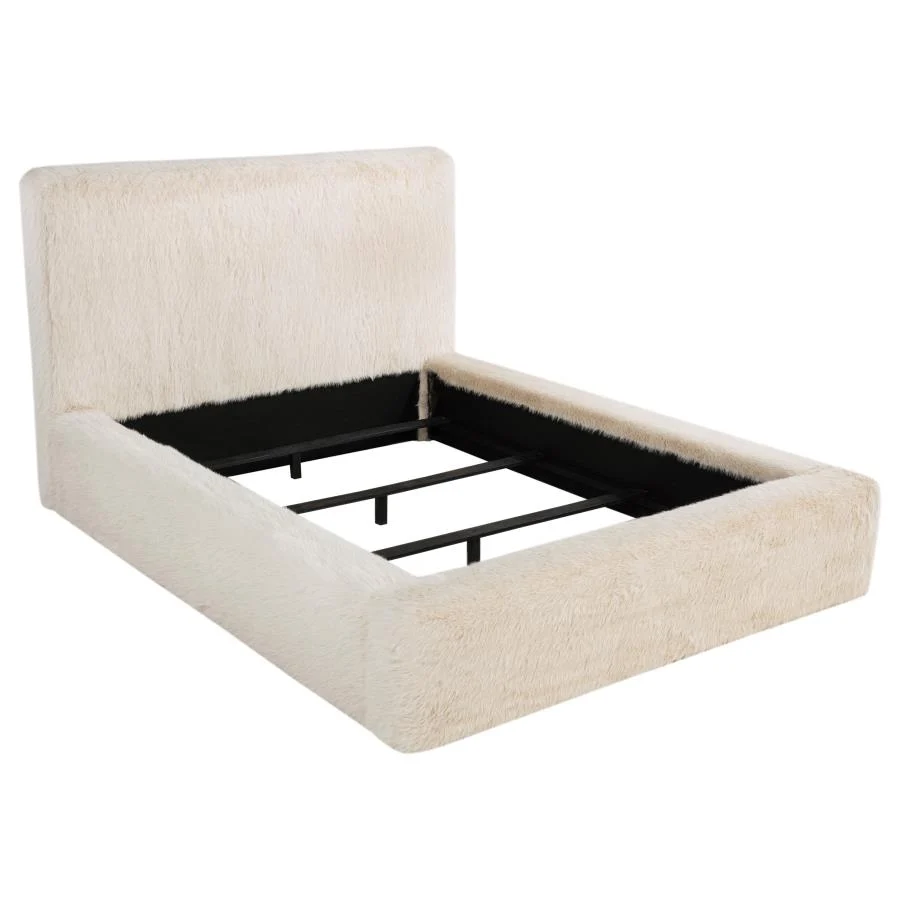 Rebecca California King Faux Fur Bed 306141KW - Image 3