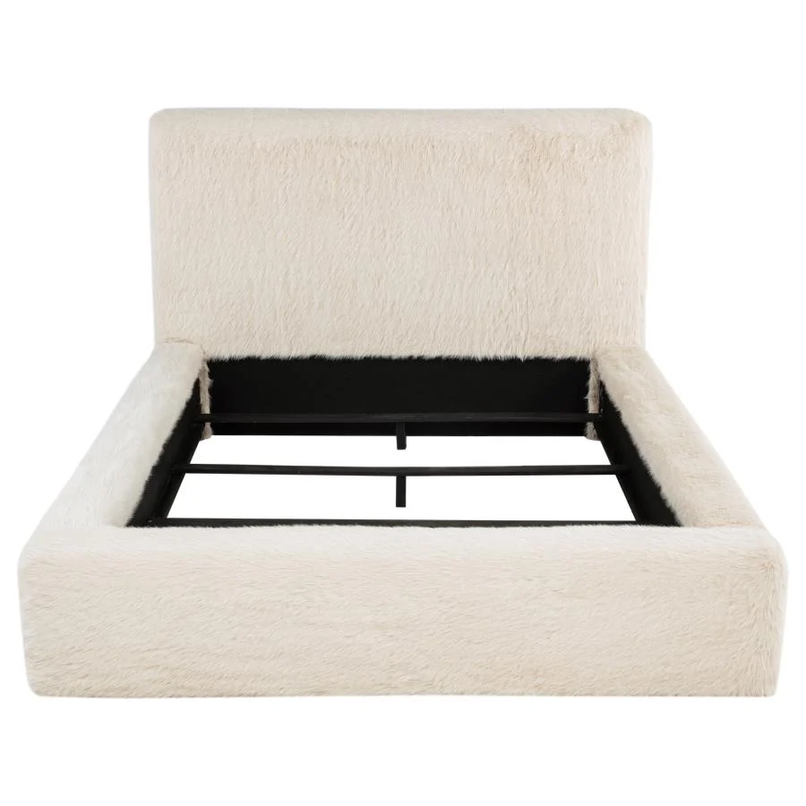 Rebecca California King Faux Fur Bed 306141KW - Image 4