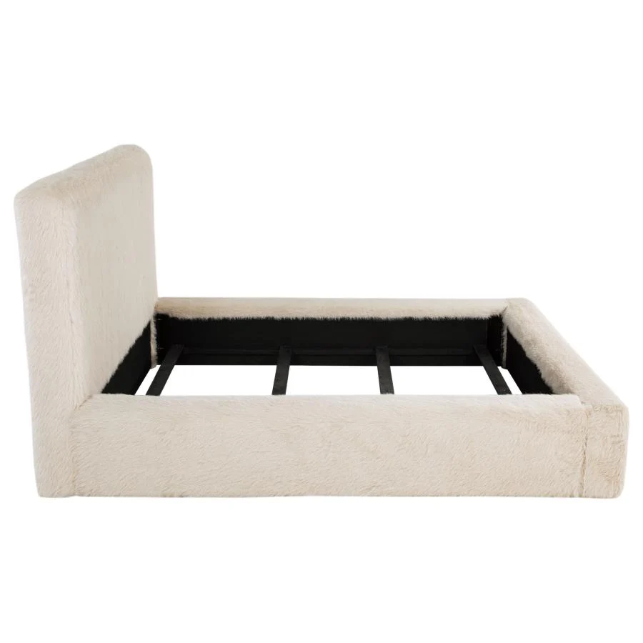 Rebecca California King Faux Fur Bed 306141KW - Image 6