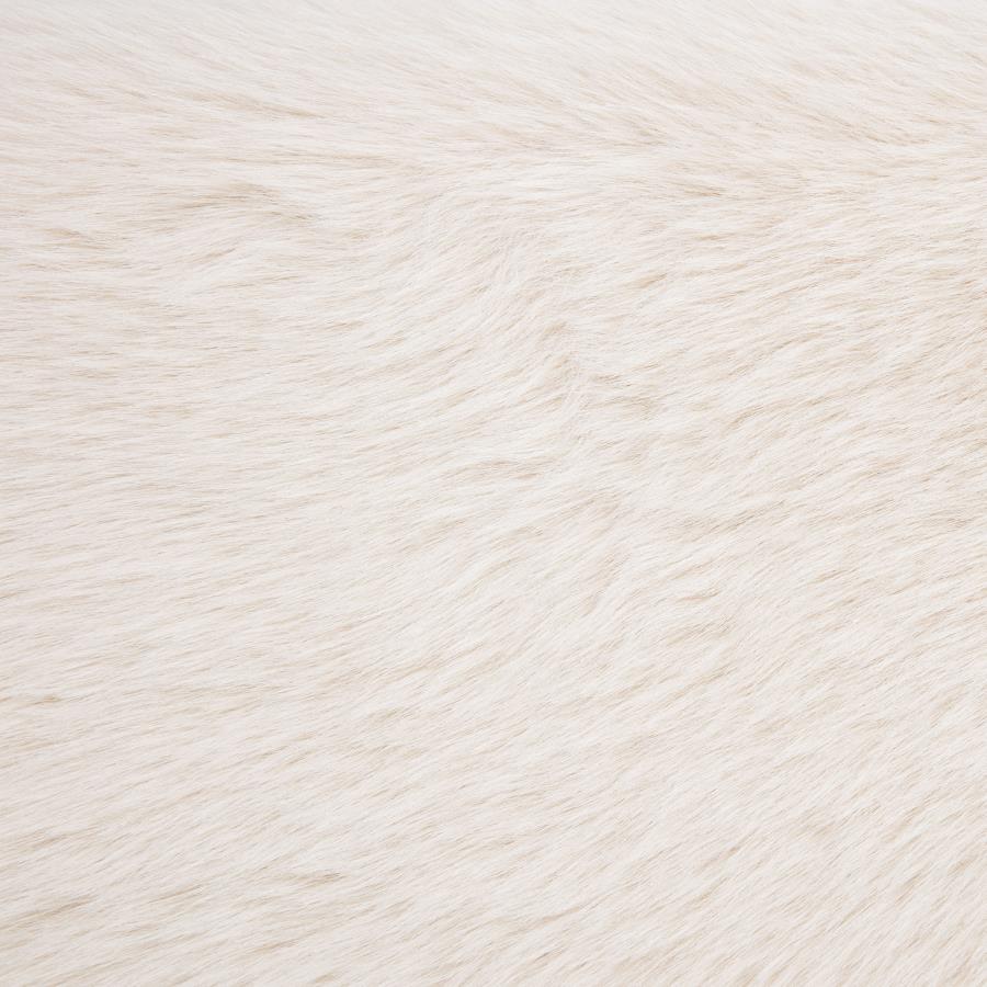 Rebecca California King Faux Fur Bed 306141KW - Image 8