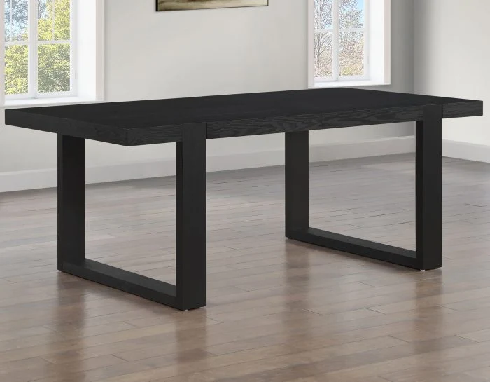 Reid 7 Pc Black Finish Dining Collection - Image 7