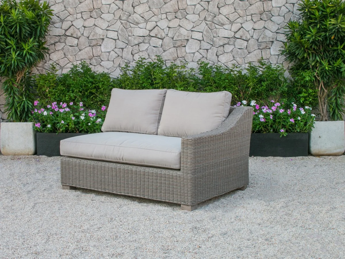 Renava Seacliff Outdoor Wicker Sectional Sofa Set - Image 3