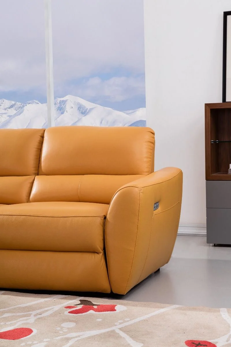 Renzi EK-L8001R-YO Camel Chaise on Left - Image 5