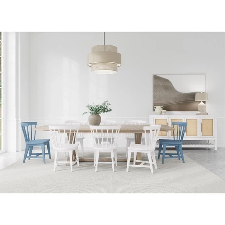 Rosalie Oak Trestle Dining Collection by Riverside - Image 11