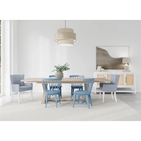 Rosalie Oak Trestle Dining Collection by Riverside - Image 15