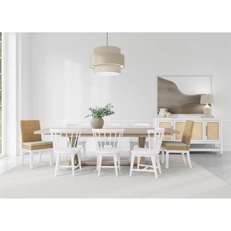 Rosalie Oak Trestle Dining Collection by Riverside - Image 17