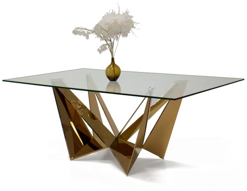 Rose Dining Collection Sharelle - Stainless Steel & Glass - Image 2