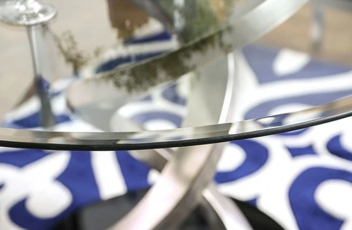 Roxo Dining Collection - Stainless Steel & Glass - Image 4