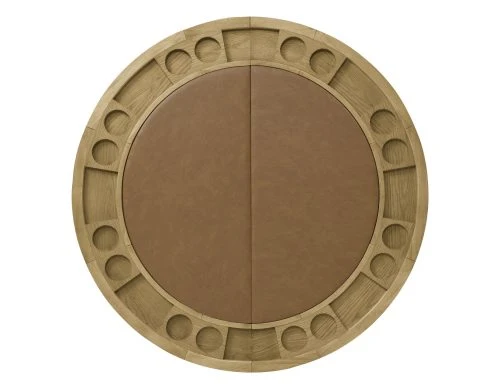 Rylie Folding Game Table Set Caramel Finish - Image 14