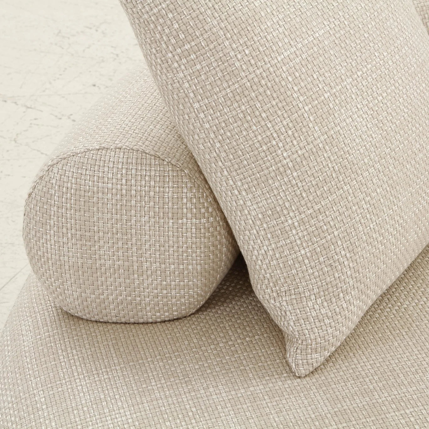 S8054 Round Sofa Beige Polyester by Artisan - Image 5