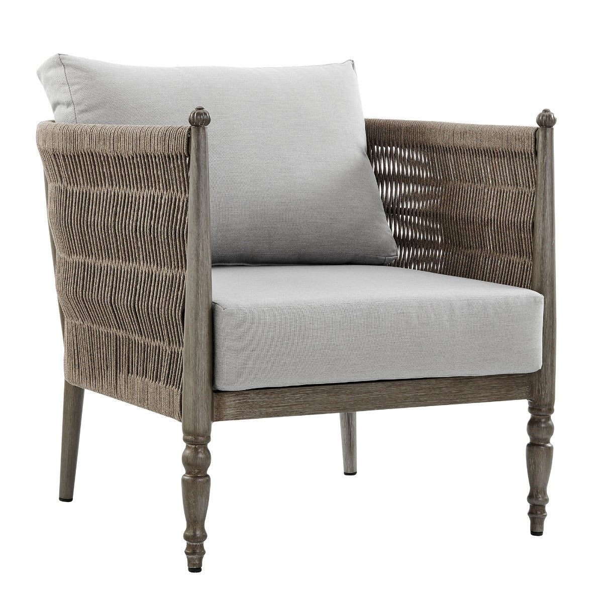 Armen Living Safari 4 Pc Outdoor Seating Set - Image 5