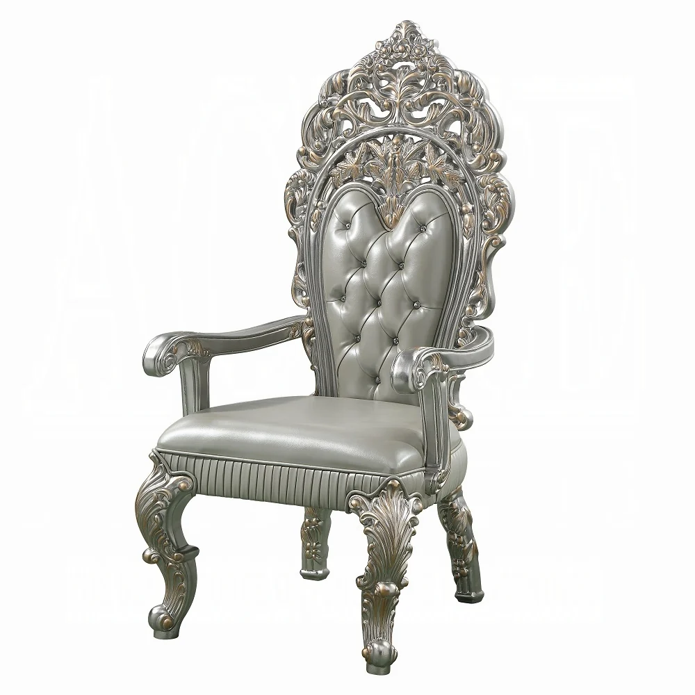 Sandoval Champagne Finish 7 Pc Dining Collection - Image 14