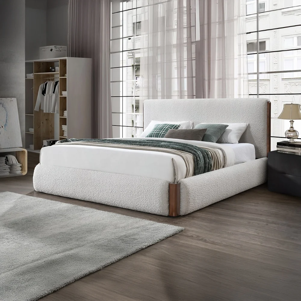 Acme Sandro White Boucle Bed BD02470Q - Image 3
