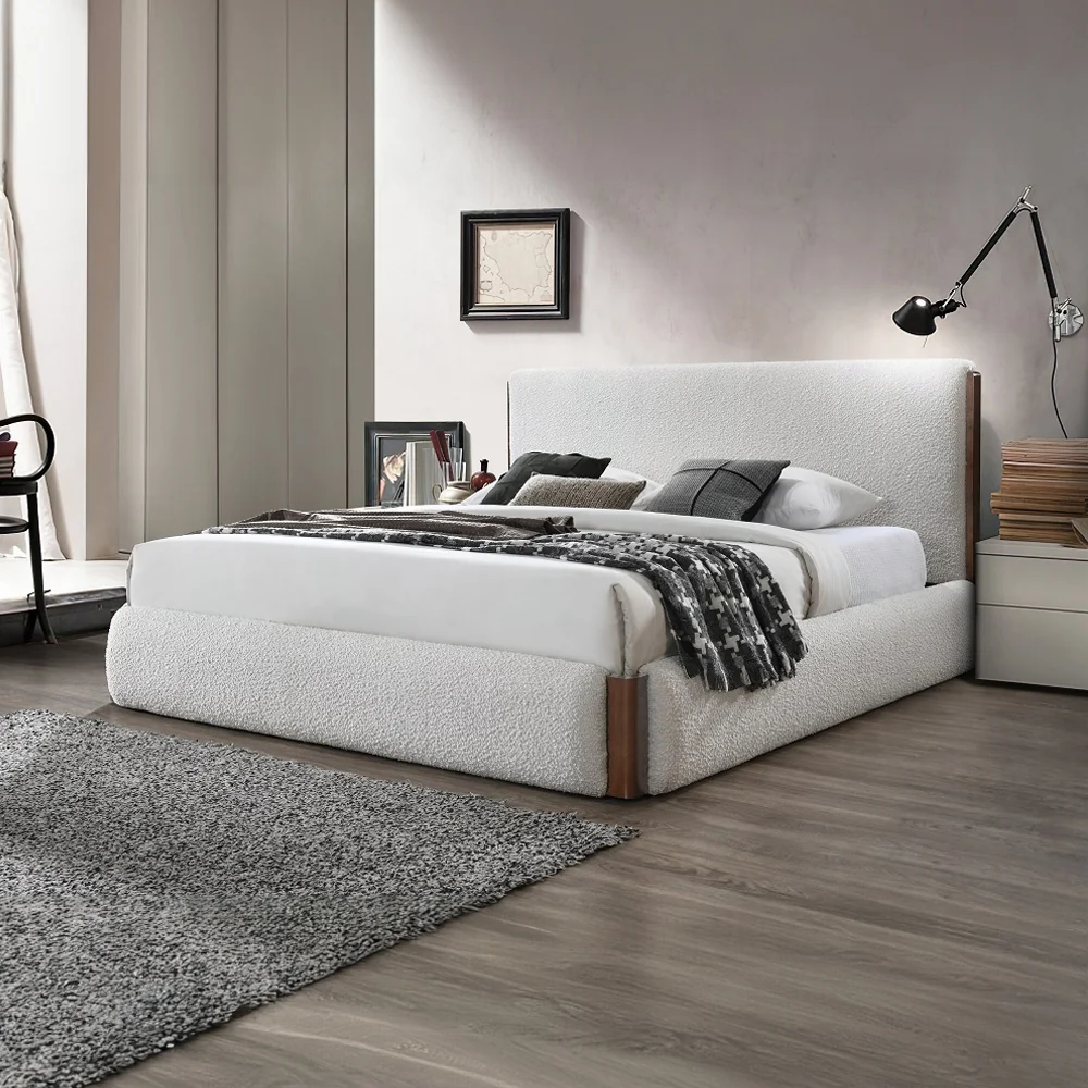 Acme Sandro White Boucle Bed BD02470Q - Image 4