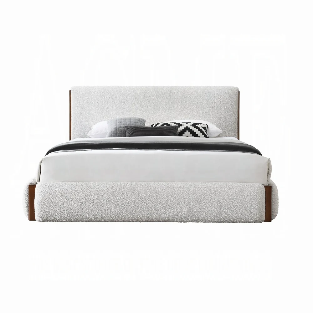 Acme Sandro White Boucle Bed BD02470Q - Image 5