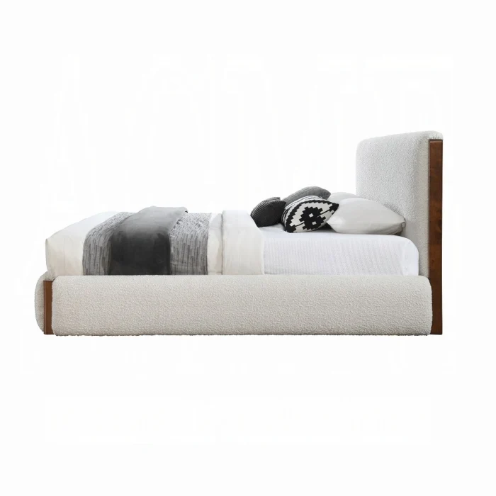 Acme Sandro White Boucle Bed BD02470Q - Image 6