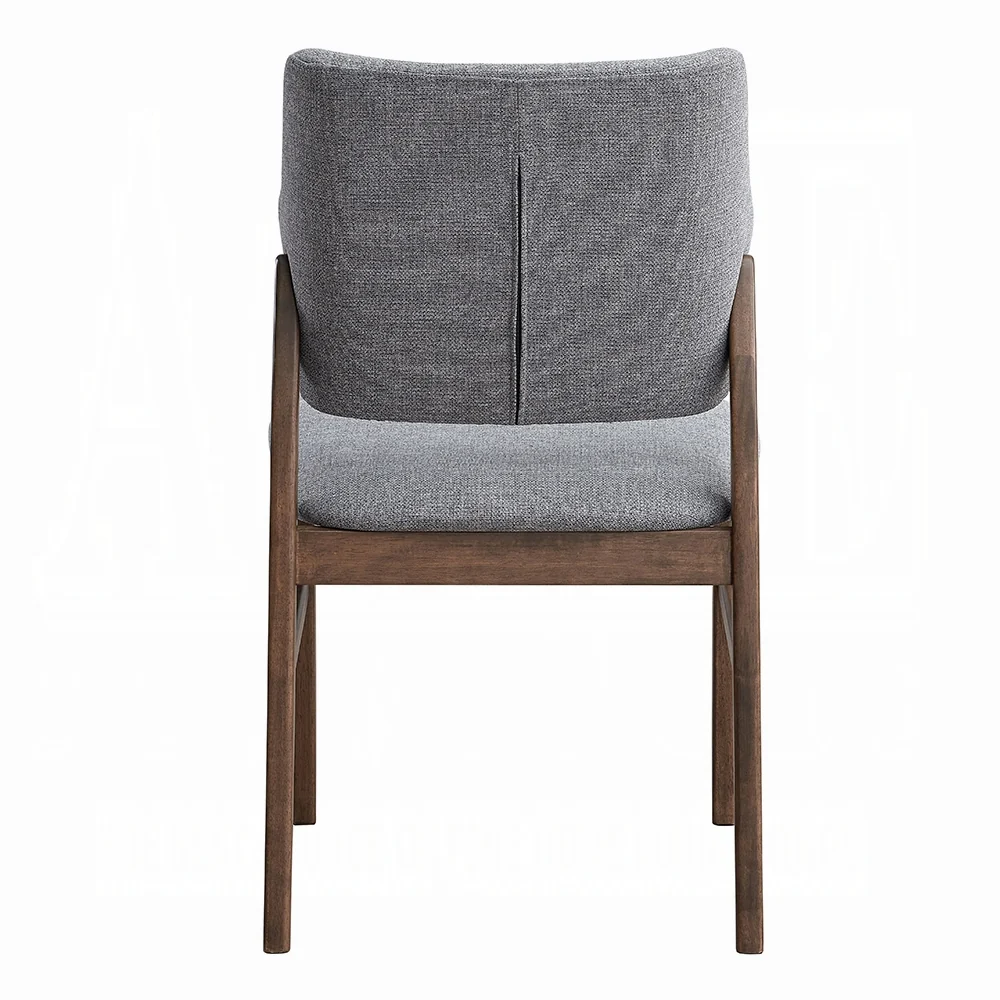 Sarha 5 Pc Walnut Light Gray Dining Set - Image 9