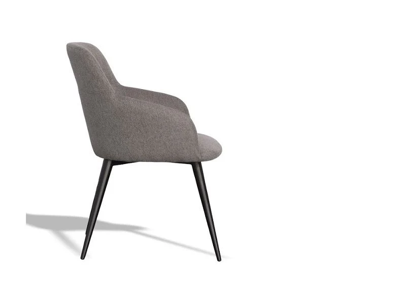 Scranton Side Chair Grey & Black - Set of 2 - Image 3