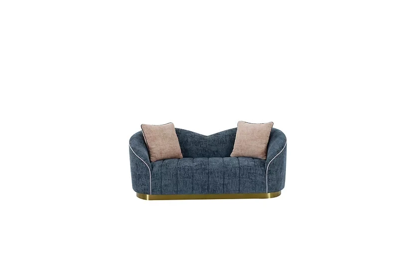 Artisan 8015 Sedco Blue Sofa & Loveseat - Image 3