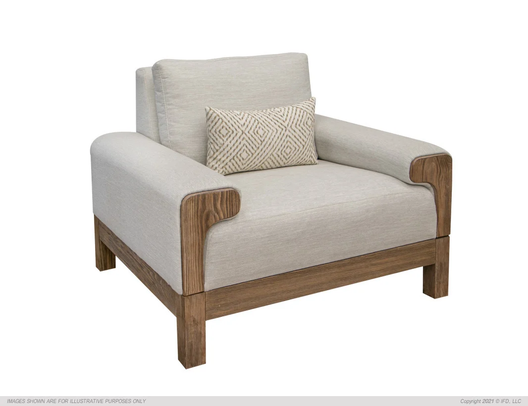 Sedona 3 Pc Upholstery Collection - Exposed Wood - Image 4