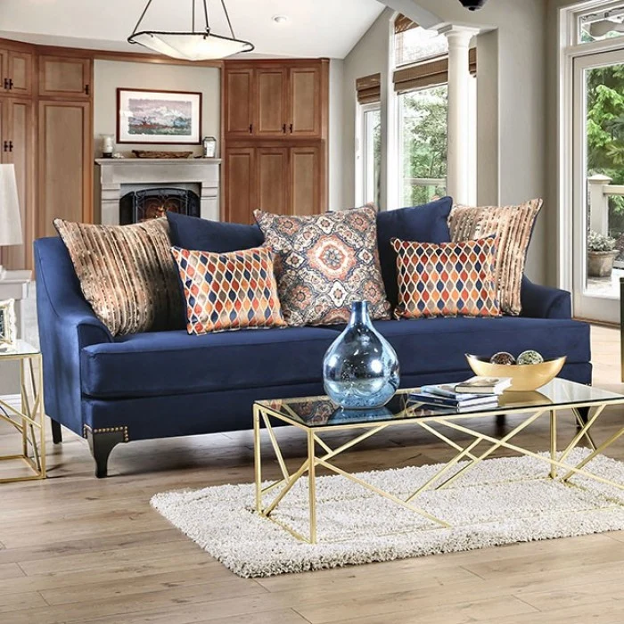Sisseton 2 Pc Sofa Set SM2210 - Navy - Image 2