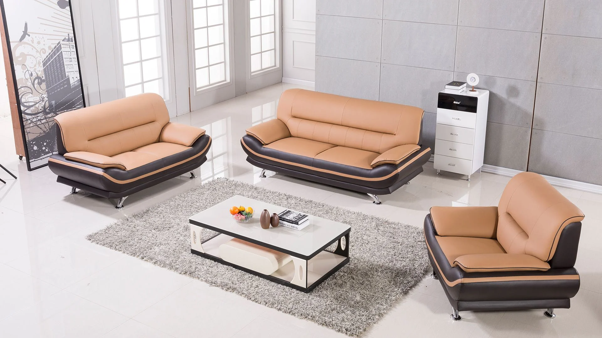 American EAgle AE709 Sofa & Love Seat Two Tone - Image 2