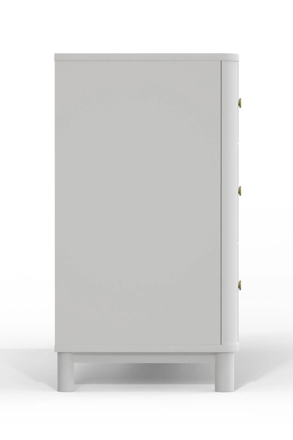 Stapleton White 6 Drawer Dresser - Image 4
