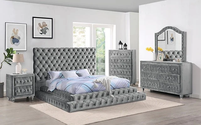 Stefania Step Up Platform Bed CM7227 - 2 Colors - Image 3