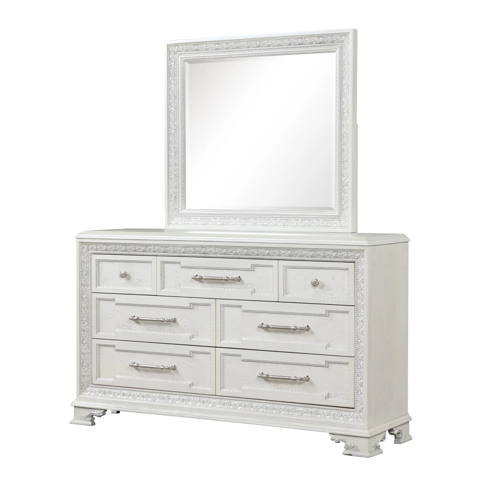 Stella Mia Creamy White Dresser FM70000WH-D - Image 2