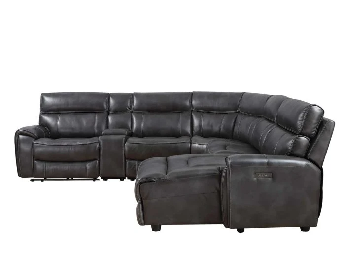 Steve Silver Provo 6-Piece Dual-Power Chaise Sectional - Image 3