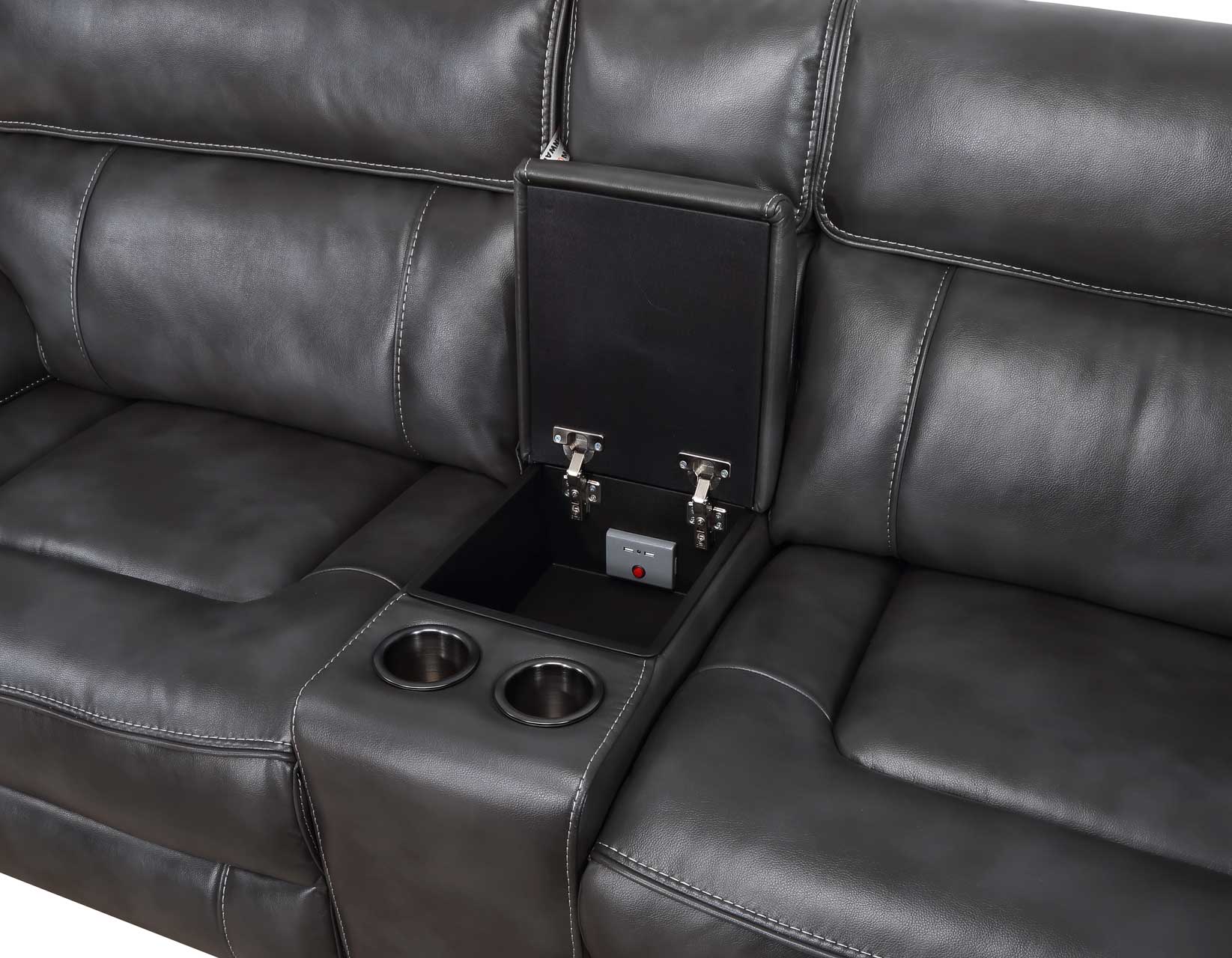 Steve Silver Provo 6-Piece Dual-Power Chaise Sectional - Image 9