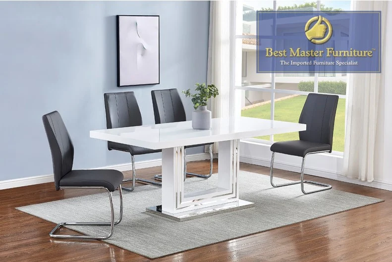 Tameca BA206 White Modern Dining Collection - Image 4
