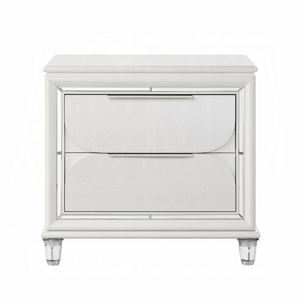 Tarian 4 Pc King Pearl White Bedroom Set - Image 11