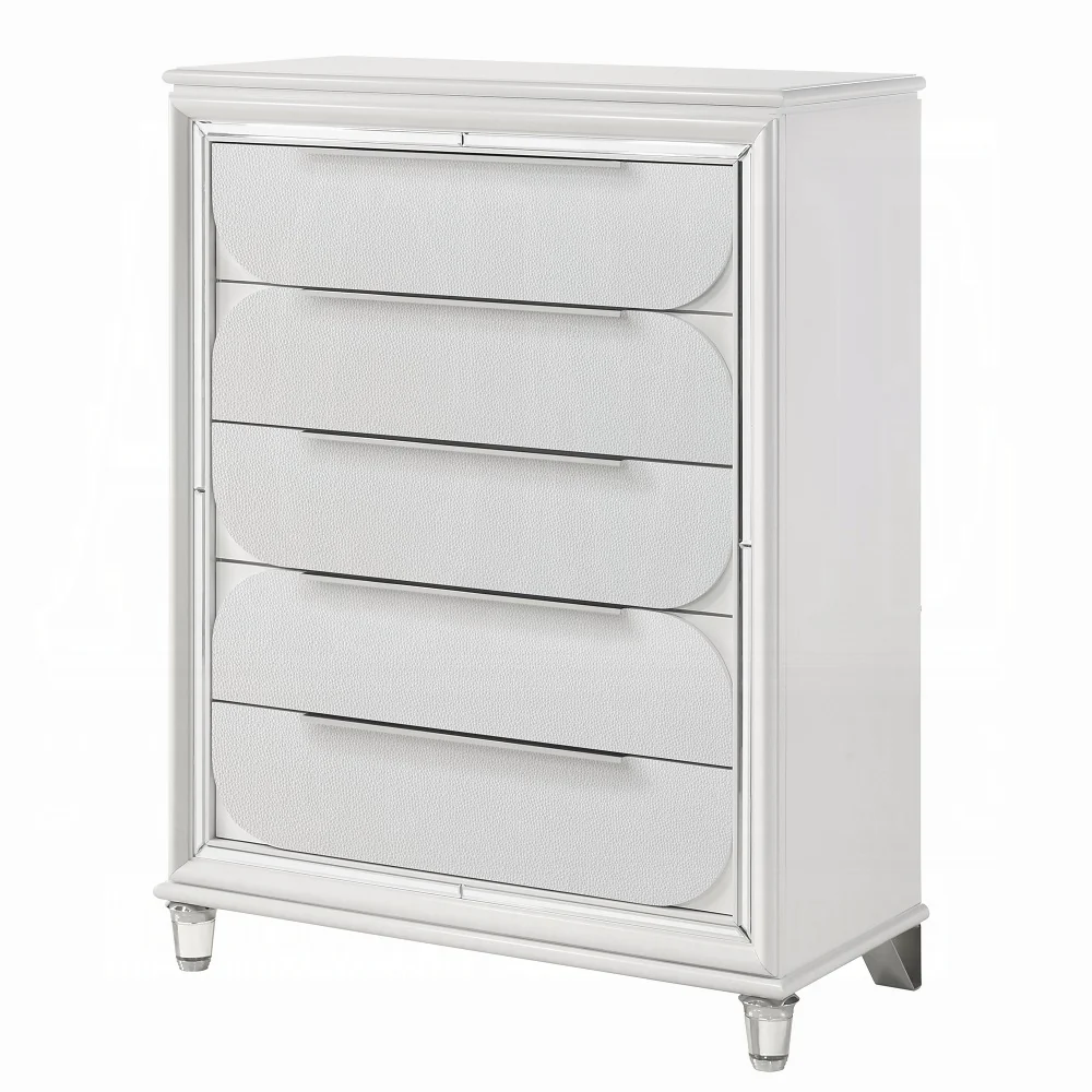 Tarian 5 Drawer White Chest BD02321 - Image 2
