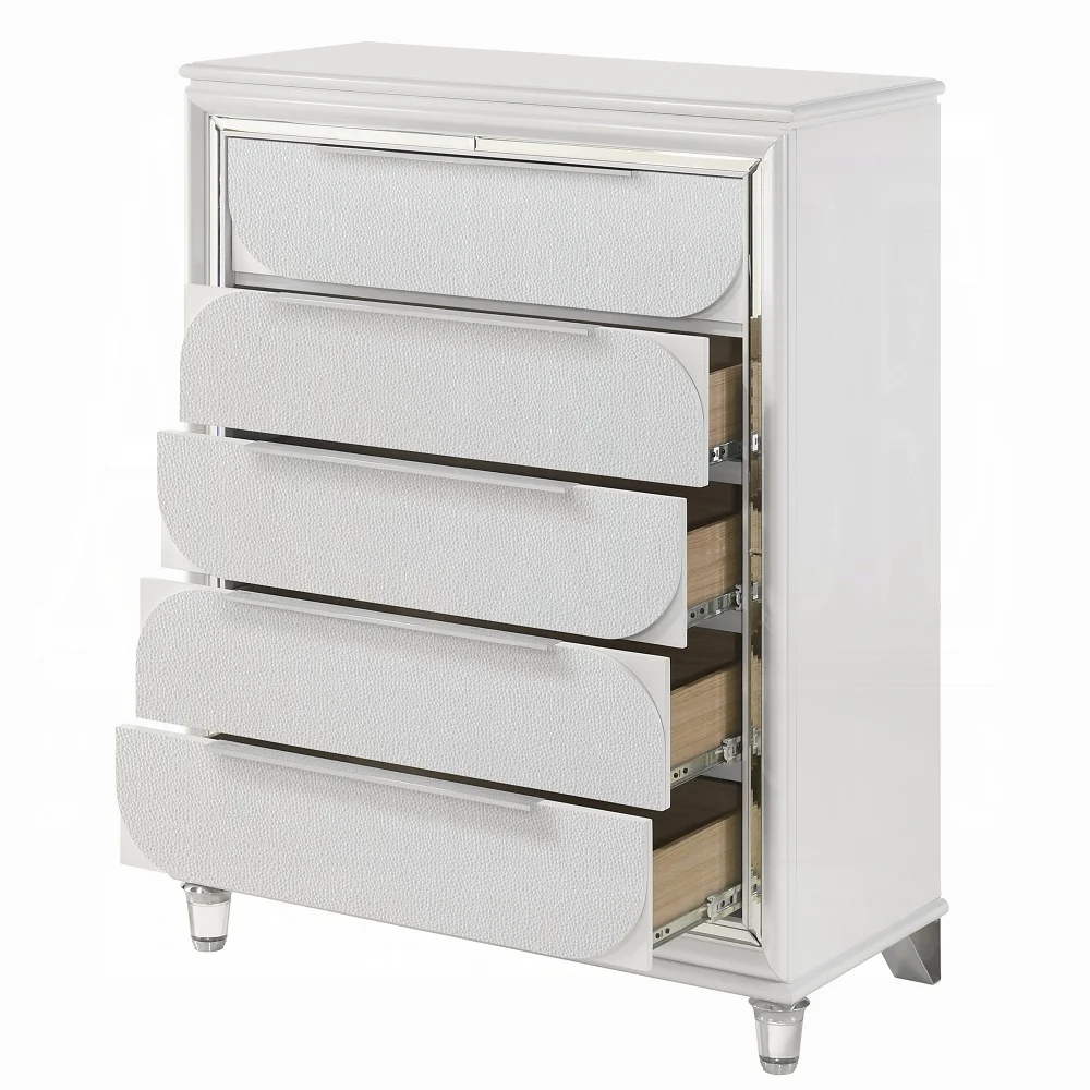 Tarian 5 Drawer White Chest BD02321 - Image 4